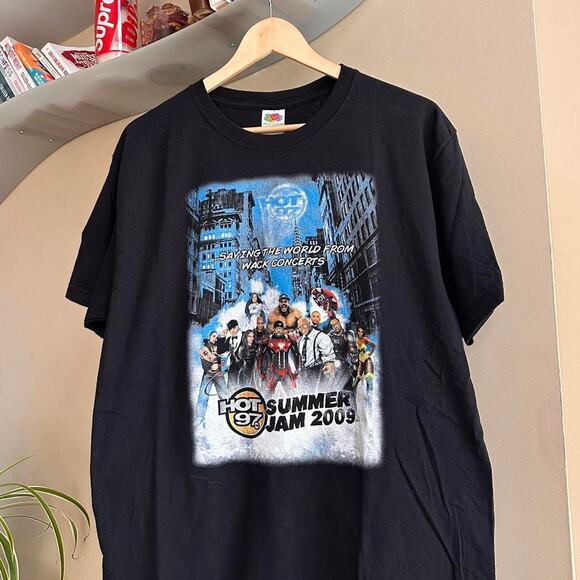 Vintage 2009 Hot 97 Summer Jam Concert Rap Tee - Picture 2 of 7